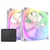 Кулер до корпусу NZXT F140RGB Twin (White) (RF-R14DF-W1)