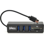 Концентратор Voltronic USB-C 3xUSB 2.0 + SD/TF 0.1m black (YT-HTCP3101/4)