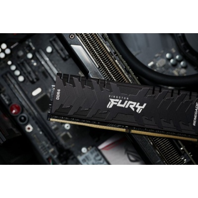 Модуль памяти для компьютера DDR4 8GB 2666 MHz RenegadeBlack Kingston Fury (ex.HyperX) (KF426C13RB/8)