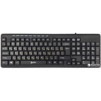 Клавіатура Piko KB-108 USB Black (1283126467103)