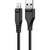 Дата кабель USB 2.0 AM to Lightning 1.2m 2.4A TPE C3-02 Black Acefast (6974316280828)