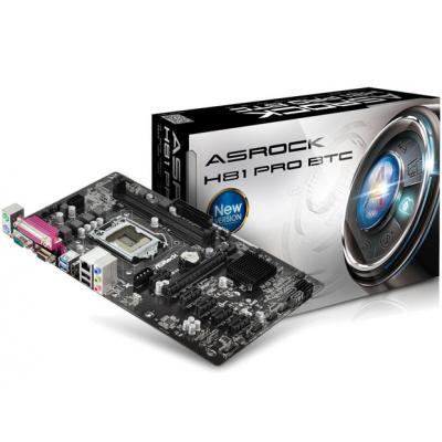 Материнская плата ASRock H81 PRO BTC