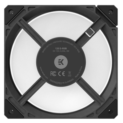 Кулер до корпусу Ekwb EK-Loop Fan FPT 120 D-RGB - Black (3831109897546)