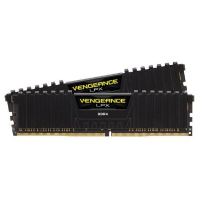 Модуль памяти для компьютера DDR4 16GB (2x8GB) 2666 MHz Vengeance LPX Black CORSAIR (CMK16GX4M2A2666C16)