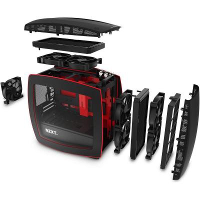 Корпус NZXT MANTA MATTE BLACK/RED (CA-MANTW-M2)