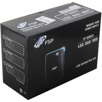 Пристрій безперебійного живлення FSP FP650, USB, IEC (PPF3601405)