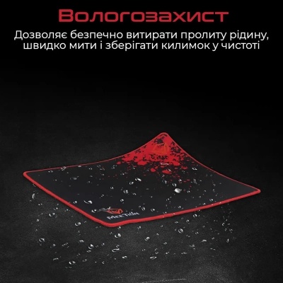Килимок для мишки Meetion P110 Black/Red (MT-P110)