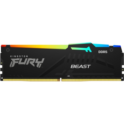 Модуль пам'яті для комп'ютера DDR5 32GB 5200 MHz Beast RGB Kingston Fury (ex.HyperX) (KF552C40BBA-32)