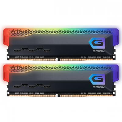 Модуль памяти для компьютера DDR4 16GB (2x8GB) 3600 MHz Orion RGB Titanium Gray Geil (GOSG416GB3600C18BDC)