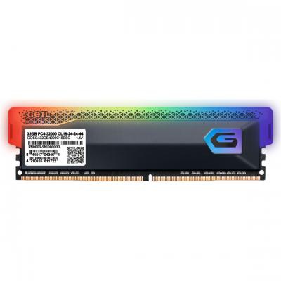 Модуль памяти для компьютера DDR4 16GB (2x8GB) 3600 MHz Orion RGB Titanium Gray Geil (GOSG416GB3600C18BDC)