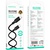 Дата кабель USB-C to USB-C 2.0m 60W Lenny silicone BX113 black BOROFONE (6941991115516)