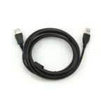 Дата кабель USB 2.0 AM/AF 3.0m ferrite black Voltronic (YT-AM/AF-3.0B)