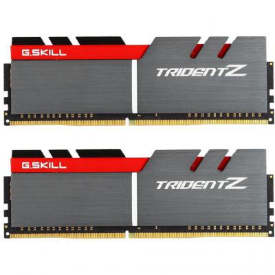 Модуль памяти для компьютера DDR4 16GB (2x8GB) 3200 MHz Trident Z Black G.Skill (F4-3200C16D-16GTZ)