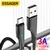 Дата кабель USB 2.0 AM to USB-C 0.25m black Essager (EXCT-LSB01)