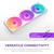 Кулер до корпусу NZXT F360 RGB Core Fan (Single Frame) - White (RF-U36HF-W1)