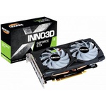 Видеокарта INNO3D GeForce GTX1660 Ti 6144Mb TWIN X2 OC RGB (N166T2-06D6X-1710VA15LB)