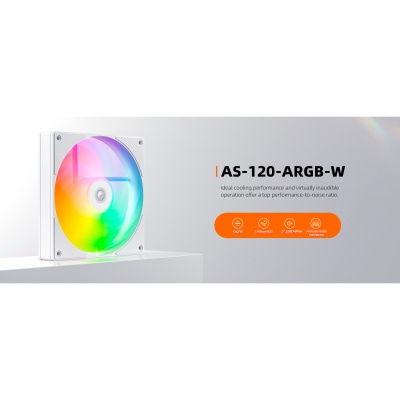 Кулер до корпусу ID-Cooling AS-120-ARGB-W
