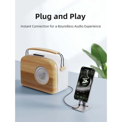 Кабель мультимедійний USB-C to 3.5mm M 1.0m Cabletime (CA915767)