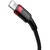 Дата кабель USB-C to Lightning 1.0m Cafule PD 20W red+black Baseus (CATLKLF-91)
