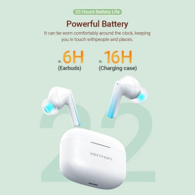 Навушники Vention Elf Earbuds E04 White (NBIW0)