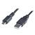 Дата кабель USB 2.0 AM to Micro 5P 1.0m Premium black REAL-EL (EL123500031)