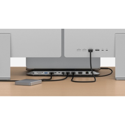 Концентратор Belkin USB-C 11in1 Multimedia Pro Dock (INC014BTSGY)