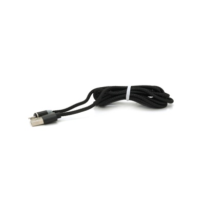 Дата кабель USB 2.0 to Lightning 2.0m 2A magnetic nylon black PiPo (18166)