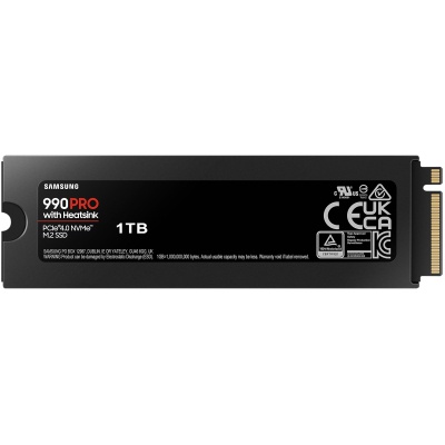 Накопичувач SSD M.2 2280 1TB 990 PRO with Heatsink Samsung (MZ-V9P1T0CW)