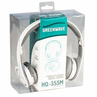 Наушники Greenwave HQ-355M white-gray