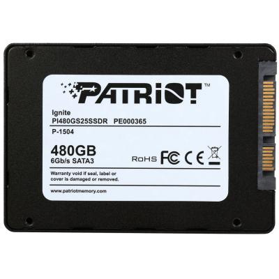 Накопитель SSD 2.5' 480GB Patriot (PI480GS25SSDR)