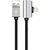 Дата кабель NB46 2in1 USB - Lightning + Lightning Audio 2.4А 1.0m Silver XoKo (XO-NB46)