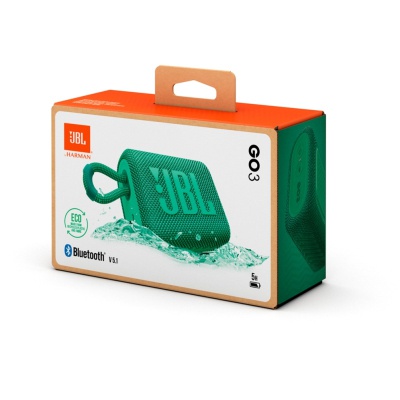 Акустична система JBL Go 3 Eco Green (JBLGO3ECOGRN)