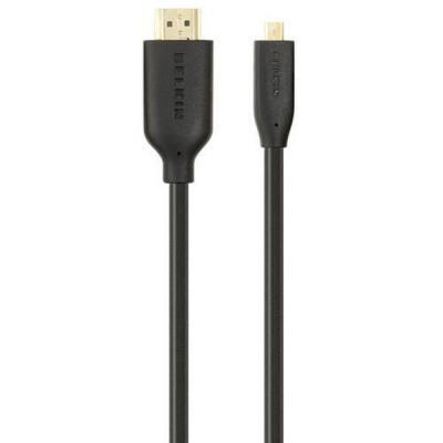 Кабель мультимедийный HDMI A to HDMI D (micro), 1.0m Belkin (F3Y030bf1M)