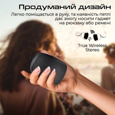 Акустична система Promate Mood 5W Black (mood.black)