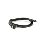 Кабель мультимедійний HDMI M to HDMI M 1.5m V1.4 90° corner black Merlion (YT-HDMI(M)/(M)HS-1.5m-90°)