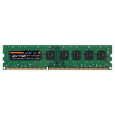 Модуль памяти для компьютера DDR3L 8GB 1600 MHz Qumo (QUM3U-8G1600C11L)