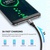 Дата кабель USB 2.0 AM to Type-C 1.0m US288 Aluminum Braid White Ugreen (60131)