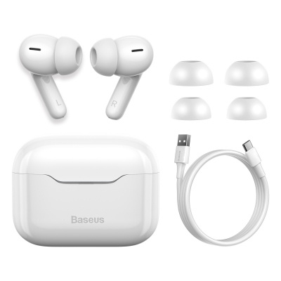 Наушники Baseus SIMU ANC TWS S1 White