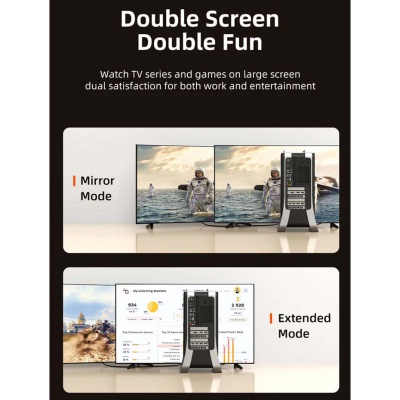 Кабель мультимедійний DisplayPort M to HDMI M 8K60Hz Cabletime (CA916405)