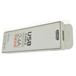 Дата кабель USB 2.0 AM to Micro 5P 1.0m KSC-285 PINNENG 2.4A White iKAKU (KSC-285-M)