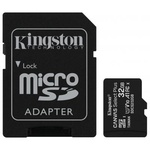 Карта памяти Kingston 32GB micSDHC class 10 Canvas Select Plus 100R A1 (SDCS2/32GB)