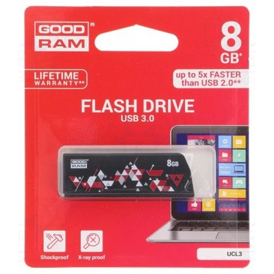 USB флеш накопитель GOODRAM 8GB UCL3 Click Black USB 3.0 (UCL3-0080K0R11)
