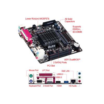 Материнская плата GIGABYTE GA-J1800N-D2P