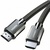 Кабель мультимедийный HDMI to HDMI 2.0m 8K Round with Braided HD135 (Gray) Ugreen (70321)