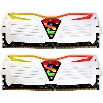 Модуль памяти для компьютера DDR4 16GB (2x8GB) 2400 MHz Super Luce RGB GEIL (GALWC416GB2400C16DC)