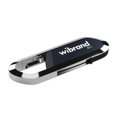 USB флеш накопичувач Wibrand 8GB Aligator Grey USB 2.0 (WI2.0/AL8U7G)