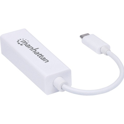 Перехідник USB-C to Ethernet RJ45 1000 Mb Manhattan Intracom (507585)