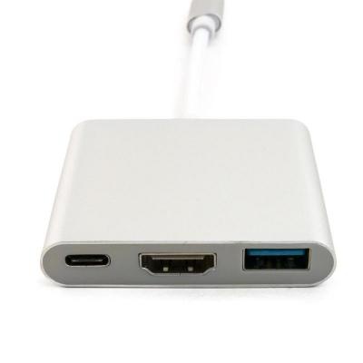 Порт-репликатор EXTRADIGITAL USB Type-C to HDMI/USB 3.0/Type-C (0.15m) (KBH1691)