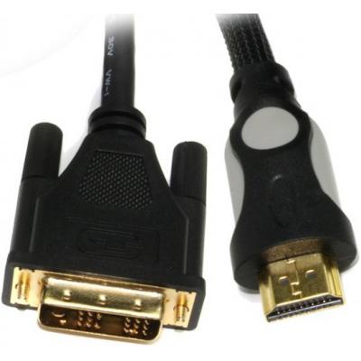 Кабель мультимедийный HDMI to DVI 24+1pin M, 3.0m Viewcon (VD 078-3m.)