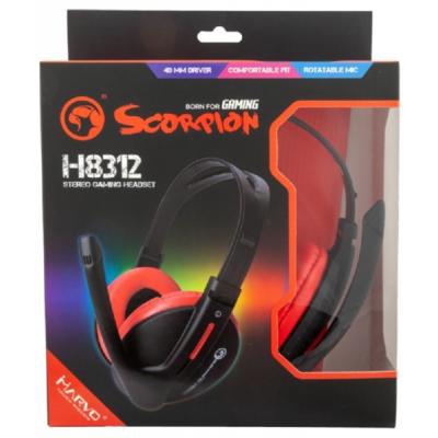 Наушники Marvo H8312 Black-Red